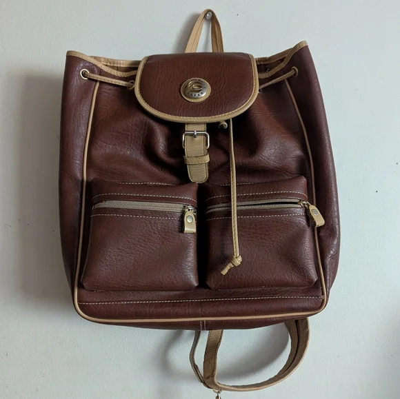Vintage ACE JAPAN Leather Backpack - Picture 7 of 15